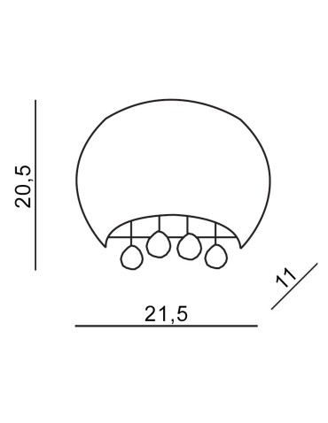 Azzardo QUINCE WALL 1xG9 Wall Mount White AZ0912 - product 2