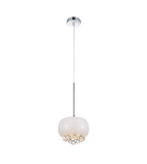 Glamour pendant lamps - Azzardo QUINCE 1 1xG9 Pendant White AZ3080 - product 1