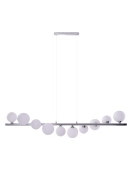 Azzardo SYBILLA 10 PENDANT 10xG9 Wisząca Biały/Chrom AZ2100