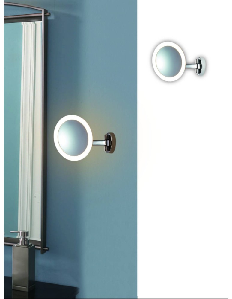 Illuminated mirrors - Orlicki Design Belli IP44 1xE27 White/Chrome - product kolory-swiatla.pl 2