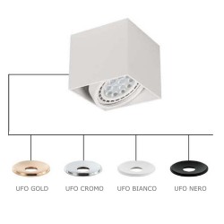 Orlicki Design Cardi I Bianco / Ufo Bianco 1xGU10 Biały mat