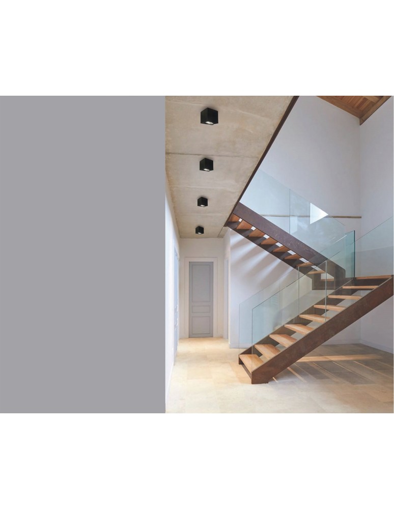 Ceiling luminaires for replaceable light source - Orlicki Design Cardi I Bianco / Ufo Gold 1xGU10 White matte - product kolory-swiatla.pl 2