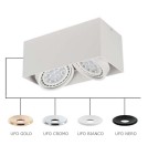 Ceiling luminaires for replaceable light source - Orlicki Design Cardi II Bianco / Ufo Gold 2xGU10 White matte - product 1