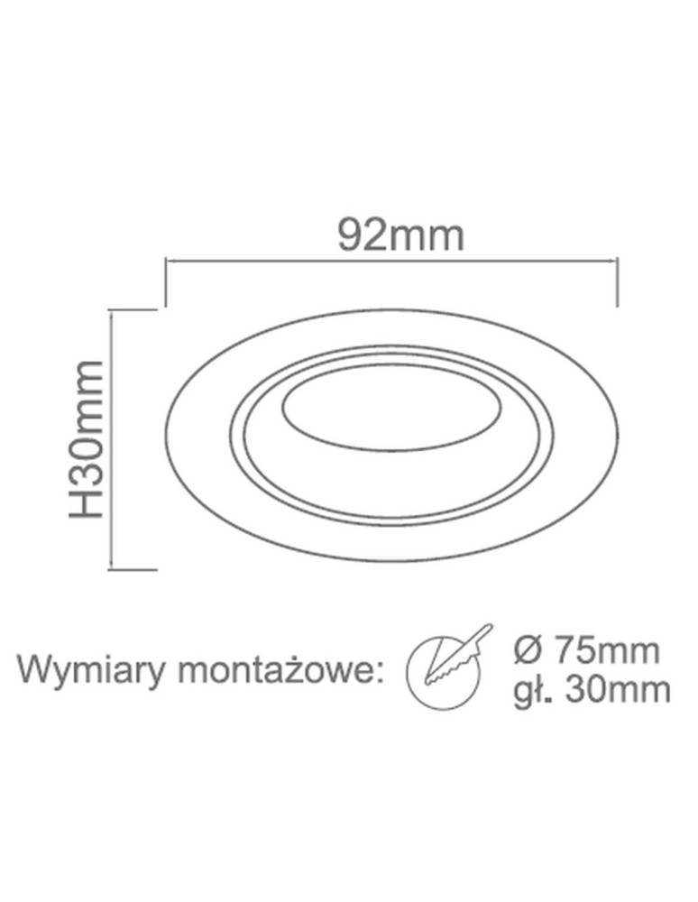 Round flush-mounted lamps - Orlicki Design Foro Nero 5xG9 Black matte - product kolory-swiatla.pl 2