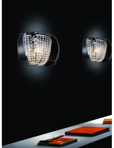 Orlicki Design Lexus Parette Bianco 4xG4 Biały połysk/Chrom/Transparentny - produkt 2