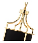 Hampton style chandeliers - Orlicki Design Lunga Gold Nero 1xE27 Gold/Black - product 5