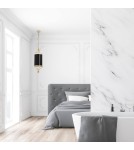 Hampton style chandeliers - Orlicki Design Lunga Gold Nero 1xE27 Gold/Black - product 7