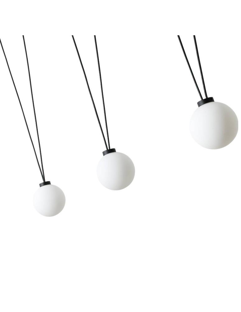 Pendant lamps - Orlicki Design Movo III 3xG9 Black/Milky White - product kolory-swiatla.pl 5