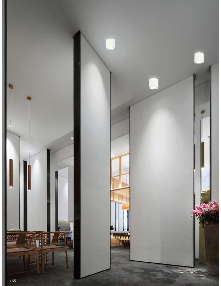 Ceiling luminaires for replaceable light source - Orlicki Design Neo Bianco Mobile / Ufo Cromo 1xGU10 White matte - product kolory-swiatla.pl 2