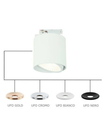 Orlicki Design Neo Bianco Mobile Track / Ufo Gold 1xGU10 White matte