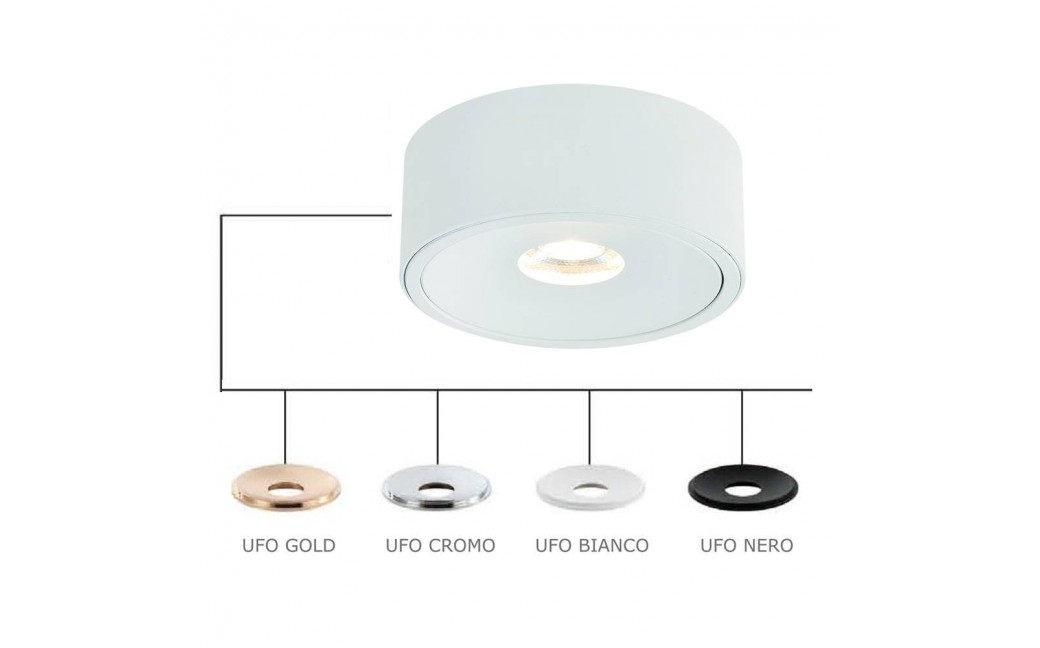 Orlicki Design Neo Bianco Slim Led / Ufo Bianco 1x10W LED 3000K 230V Biały mat/Biały