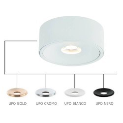Orlicki Design Neo Bianco Slim Led / Ufo Gold 1x10W LED 3000K 230V Biały mat/Złoty