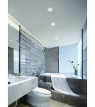 Ceiling luminaires for replaceable light source - Orlicki Design Neo Bianco Slim Led / Ufo Nero 1x10W LED 3000K 230V Matte White/Black - product 2