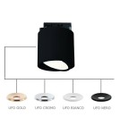 Lamps for 1 phase busbars - Orlicki Design Neo Nero Mobile Track / Ufo Cromo 1xGU10 Black matte - product 1