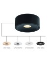 Orlicki Design Neo Nero Slim Kg / Ufo Bianco 1xGU10 Black matte/White