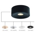 Orlicki Design Neo Nero Slim Led / Ufo Nero 1x10 LED 3000K 230V Czarny mat/Czarny