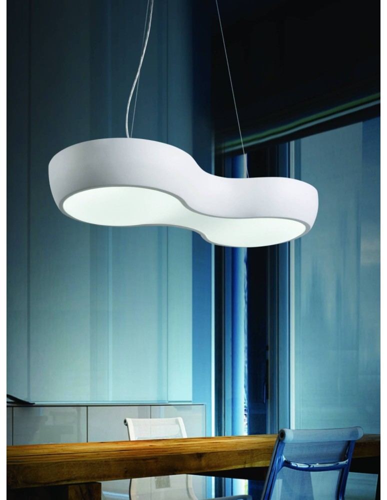 Lampy wiszące - Orlicki Design Otto 95 2x21W LED 3000K 230V Biały mat - produkt kolory-swiatla.pl 2