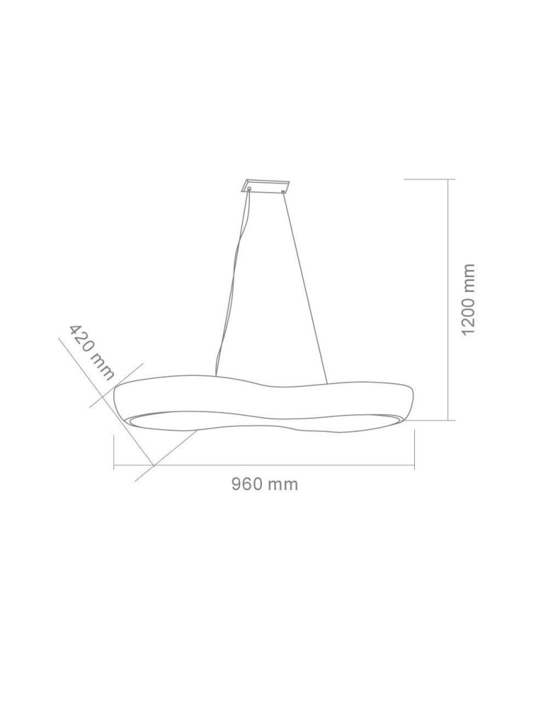 Lampy wiszące - Orlicki Design Otto 95 2x21W LED 3000K 230V Biały mat - produkt kolory-swiatla.pl 4