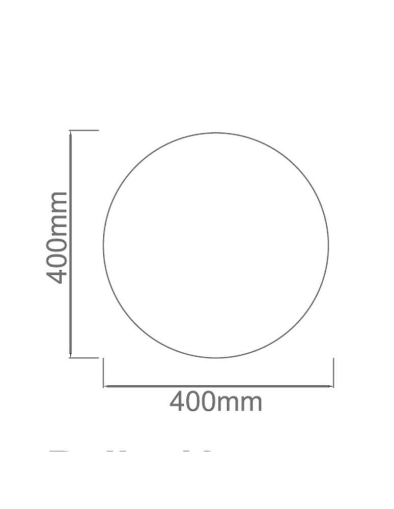 Ceiling lamps - Orlicki Design Palla 40 1xE27 White - product kolory-swiatla.pl 3