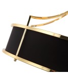 Hampton style chandeliers - Orlicki Design Stanza Gold Nero M 4xE27 Gold/Black - product 4