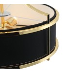 Hampton style chandeliers - Orlicki Design Stanza Gold Nero S 3xE27 Gold/Black - product 6