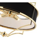 Hampton style chandeliers - Orlicki Design Stesso Gold Nero M 4xE27 Gold/Black - product 6