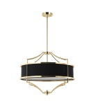 Hampton style chandeliers - Orlicki Design Stesso Gold Nero M 4xE27 Gold/Black - product 8