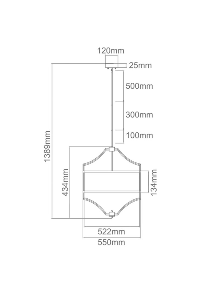Hampton style chandeliers - Orlicki Design Stesso Gold Nero M 4xE27 Gold/Black - product kolory-swiatla.pl 10