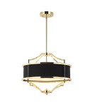 Hampton style chandeliers - Orlicki Design Stesso Gold Nero S 3xE27 Gold/Black - product 2