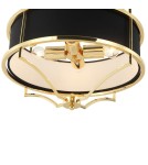 Hampton style chandeliers - Orlicki Design Stesso Gold Nero S 3xE27 Gold/Black - product 5