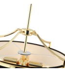 Hampton style chandeliers - Orlicki Design Stesso Gold Nero S 3xE27 Gold/Black - product 7