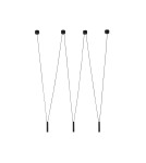 Pendant lamps - Orlicki Design Viva III Nero 3xG9 Black - product 1