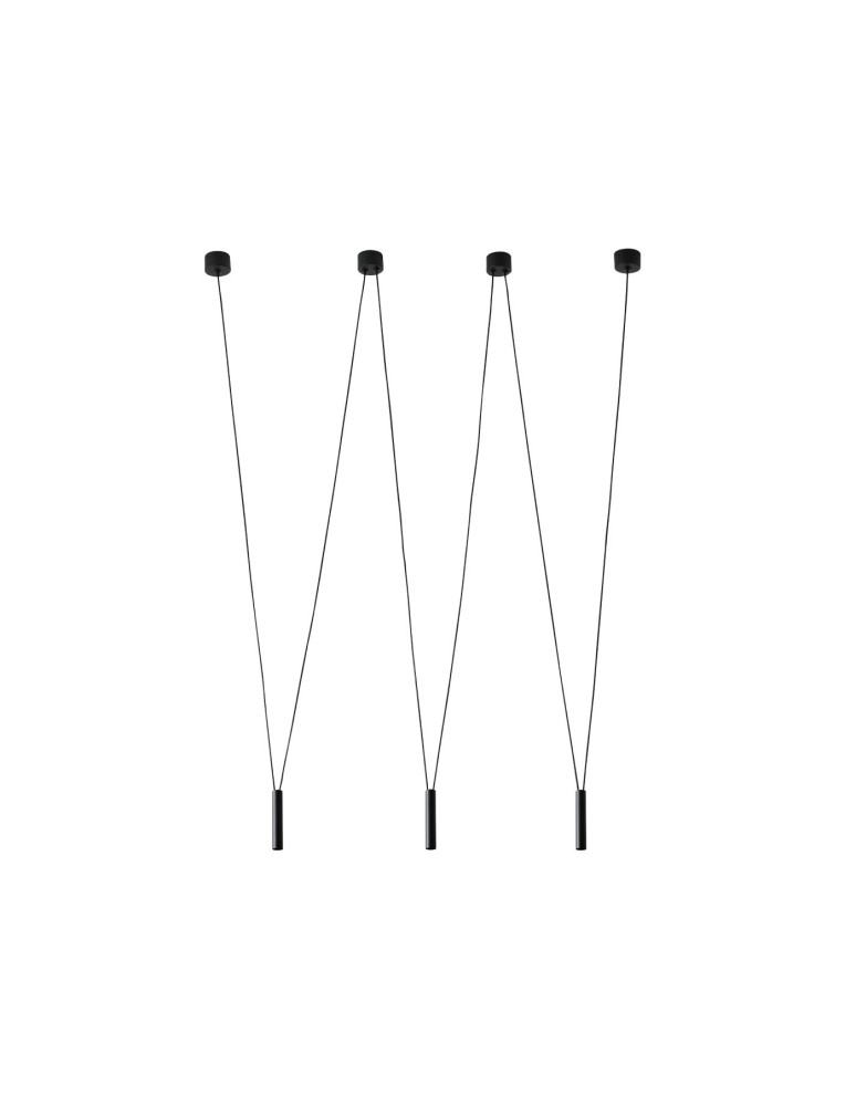 Pendant lamps - Orlicki Design Viva III Nero 3xG9 Black - product kolory-swiatla.pl 1