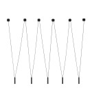 Pendant lamps - Orlicki Design Viva V Nero 5xG9 Black - product 1