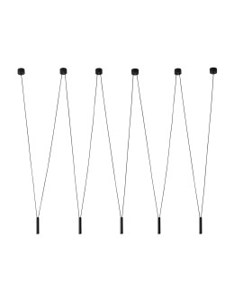 Orlicki Design Viva V Nero 5xG9 Czarny