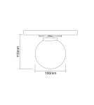 Lamps for 1 phase busbars - Orlicki Design Movo Track G9 Black/Milky White - product 4