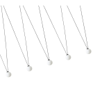 Designer pendant lamps - Orlicki Design Movo V 5xG9 Matte Black/Milky White - product 3