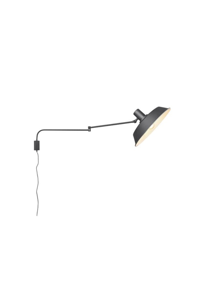 Cantilever wall lamps - Trio Bolder Wall Mount 1xE27 max 40W Black Matte 200300132 - product kolory-swiatla.pl 1