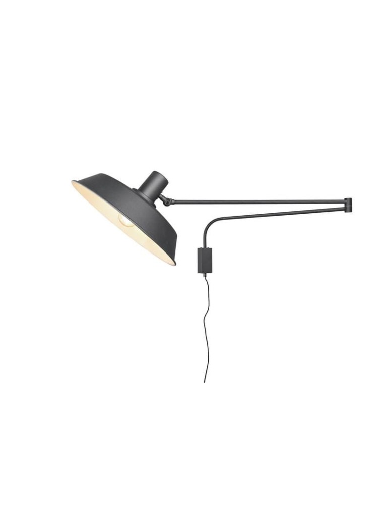 Cantilever wall lamps - Trio Bolder Wall Mount 1xE27 max 40W Black Matte 200300132 - product kolory-swiatla.pl 2