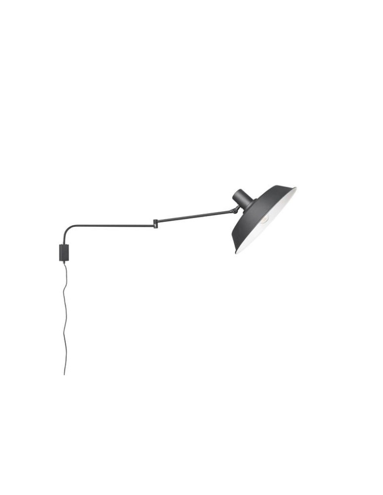 Cantilever wall lamps - Trio Bolder Wall Mount 1xE27 max 40W Black Matte 200300132 - product kolory-swiatla.pl 4