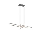 LED pendant lamps - Trio Salinas Pendant 1xLED max 34W 4200lm 3000K Nickel Mat 320310307 - product 1