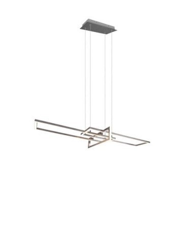 Trio Salinas Wisząca 1xLED max 34W 4200lm 3000K Nikiel Mat 320310307