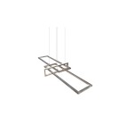 LED pendant lamps - Trio Salinas Pendant 1xLED max 34W 4200lm 3000K Nickel Mat 320310307 - product 2