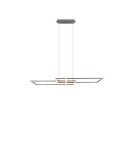 LED pendant lamps - Trio Salinas Pendant 1xLED max 34W 4200lm 3000K Nickel Mat 320310307 - product 3
