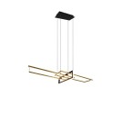 LED pendant lamps - Trio Salinas Pendant 1xLED max 34W 4200lm 3000K Brass Matte 320310308 - product 1