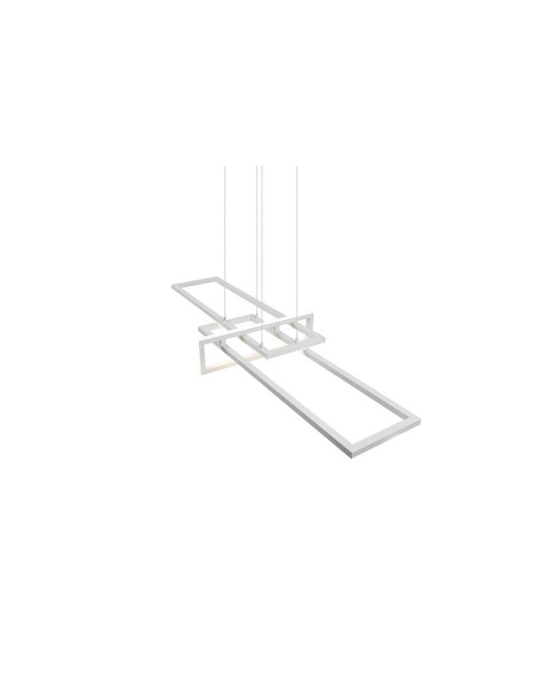 Lampy wiszące LED - Trio Salinas Wisząca 1xLED max 34W 4400lm 4000K Biały Mat 320310331 - produkt kolory-swiatla.pl 2