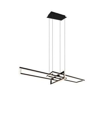Trio Salinas Pendant 1xLED max 34W 4200lm 3000K Black Mat 320310332