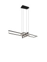 Trio Salinas Wisząca 1xLED max 34W 4200lm 3000K Czarny Mat 320310332