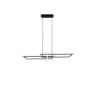 LED pendant lamps - Trio Salinas Pendant 1xLED max 34W 4200lm 3000K Black Mat 320310332 - product 3