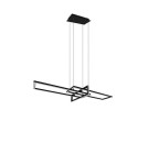 LED pendant lamps - Trio Salinas Pendant 1xLED max 34W 4200lm 3000K Black Mat 320310332 - product 4